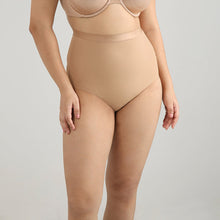Load image into Gallery viewer, Wacoal Shape Revelation Mid Waist Full Coverage Firm Control Seamless Shaping Brief - Beige 809487
