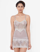 Load image into Gallery viewer, Wacoal Embrace Lace  Non Padded  Non Wired Bridal Wear Short Lace Babydoll Chemise - Purple 814191
