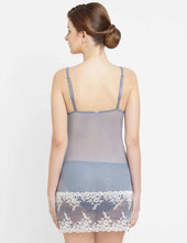 Load image into Gallery viewer, Wacoal Embrace Lace  Non Padded  Non Wired Bridal Wear Short Lace Babydoll Chemise - Blue 814191
