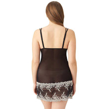 Load image into Gallery viewer, Wacoal Embrace Lace  Non Padded  Non Wired Bridal Wear Short Lace Babydoll Chemise - Black 814191
