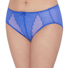 Load image into Gallery viewer, Wacoal Retro Chic High Waist Full Coverage Everyday Wear Lace Panty - Blue 841186
