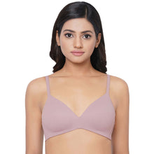 Load image into Gallery viewer, Wacoal How Perfect Padded Non-wired 3/4th Cup Medium Coverage Seamless T-Shirt Bra - Mauve 852189
