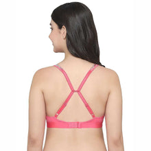 Load image into Gallery viewer, Wacoal Embrace Lace Non Padded Non Wired 3/4th Cup Bridal Wear Medium coverage Lace Bralette - Pink 852191
