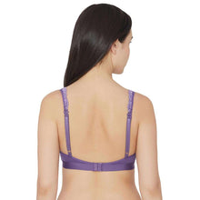 Load image into Gallery viewer, Wacoal Embrace Lace Non Padded Non Wired 3/4th Cup Bridal Wear Medium coverage Lace Bralette - Purple 852191
