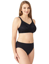 Load image into Gallery viewer, Wacoal Awareness Non Padded Non-Wired Full Cup Comfort Strap Everyday Wear Plus Size Full Support Bra - Black 85276
