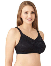 Load image into Gallery viewer, Wacoal Awareness Non Padded Non-Wired Full Cup Comfort Strap Everyday Wear Plus Size Full Support Bra - Black 85276
