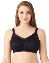 Load image into Gallery viewer, Wacoal Awareness Non Padded Non-Wired Full Cup Comfort Strap Everyday Wear Plus Size Full Support Bra - Black 85276
