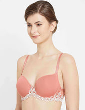 Load image into Gallery viewer, Wacoal Embrace Lace Padded Wired 3/4Th Cup Lace T-Shirt Spacer Cup Bra - Coral 853191
