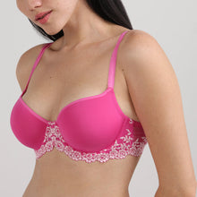 Load image into Gallery viewer, Wacoal Embrace Lace Contour Padded Wired 3/4th Cup Everyday Wear Medium coverage T-Shirt Bra-Dark Pink 853191
