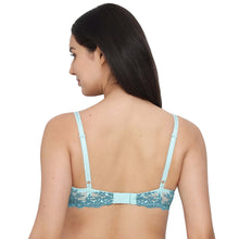 Load image into Gallery viewer, Wacoal Embrace Lace Contour Padded Wired 3/4th Cup Everyday Wear Medium coverage T-Shirt Bra - Aqua 853191
