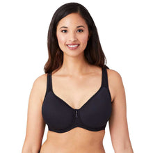 Load image into Gallery viewer, Wacoal Basic Beauty Lightly Padded Wired Full Coverage Full Support Everyday Comfort Spacer Cup Bra-Black 853192
