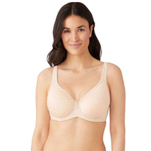 Load image into Gallery viewer, Wacoal Basic Beauty Lightly Padded Wired Full Coverage Full Support Everyday Comfort Spacer Cup Bra-Beige 853192
