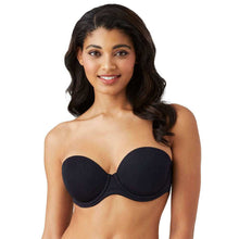 Load image into Gallery viewer, Wacoal Red Carpet Padded Wired Half Cup Low Coverage Strapless Bra - Black 854119
