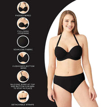 Load image into Gallery viewer, Wacoal Red Carpet Padded Wired Half Cup Low Coverage Strapless Bra - Black 854119
