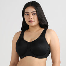 Load image into Gallery viewer, Wacoal Sport  Non Padded Wired Full Coverage Full Support High Intensity Sports  Bra - Black 855170
