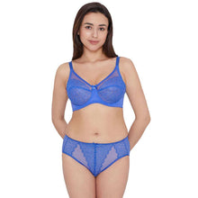 Load image into Gallery viewer, Wacoal Retro Chic Non Padded Wired Full Coverage Full Support Everyday Comfort Bra - Blue 855186
