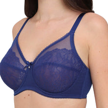 Load image into Gallery viewer, Wacoal Retro Chic Non Padded Wired Full Coverage Full Support Everyday Comfort  Bra - Blue 855186
