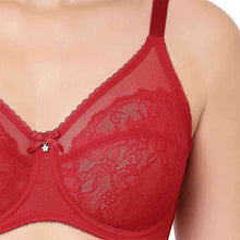 Load image into Gallery viewer, Wacoal Retro Chic Non Padded Wired Full Coverage Full Support Everyday Comfort Bra - Red 855186
