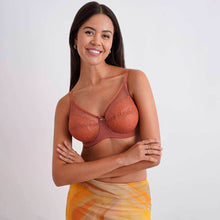Load image into Gallery viewer, Wacoal Retro Chic Non Padded Wired Full Coverage Full Support Everyday Comfort  Bra - Brown 855186
