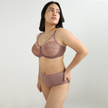 Load image into Gallery viewer, Wacoal Retro Chic Non Padded Wired Full Coverage Full Support Everyday Comfort  Bra - Coffee 855186
