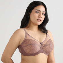 Load image into Gallery viewer, Wacoal Retro Chic Non Padded Wired Full Coverage Full Support Everyday Comfort  Bra - Coffee 855186
