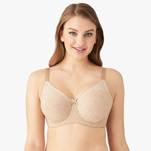 Load image into Gallery viewer, Wacoal Retro Chic Non Padded Wired Full Coverage Full Support Everyday Comfort  Bra - Beige 855186
