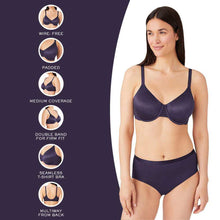 Load image into Gallery viewer, Wacoal Back Appeal Non Padded Wired Full Cup Everyday Wear Plus Size Comfortable Full Support Bra - Navy Blue 855303
