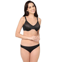 Load image into Gallery viewer, Wacoal Back Appeal Non Padded Wired Full Cup Everyday Wear Plus Size Comfortable Full Support Bra - Black 855303
