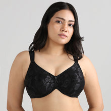 Load image into Gallery viewer, Wacoal Awareness Non Padded Wired Full Coverage Full Support Plus Size Bra - Black 85567
