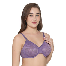 Load image into Gallery viewer, Wacoal Visual Effects Non Padded Wired Full Cup Everyday Wear Plus Size Full Support Minimizer Bra -Purple 857210
