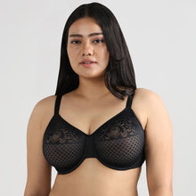 Load image into Gallery viewer, Wacoal Visual Effects Non Padded Wired Full Cup Everyday Wear Plus Size Full Support Minimizer Bra - Black 857210
