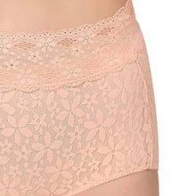 Load image into Gallery viewer, Wacoal Halo Lace High Waist Full Coverage Everyday Wear Lace Panty - Peach 870405
