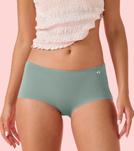 Load image into Gallery viewer, Enamor PS40 Innovations Invisi, All Day Comfort, Mid Waist Boyshorts Panty for Women - No Visible Panty Lines, Breathable, Sweat wicking, Free Cut, Full Coverage -  Pack of 1 (Jadeite)
