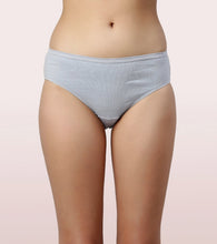 Load image into Gallery viewer, Enamor CH03 Chic Cotton, All Day Comfort, Mid Waist Hipster Panty for Women - Naturally Breathable, Antimicrobial with Stain release, Inner Elastic, Full Coverage -  Pack of 3 (Multicolorsolid)
