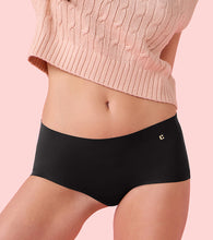 Load image into Gallery viewer, Enamor PS40 Innovations Invisi, All Day Comfort, Mid Waist Boyshorts Panty for Women - No Visible Panty Lines, Breathable, Sweat wicking, Free Cut, Full Coverage -  Pack of 1 (Jet Black)
