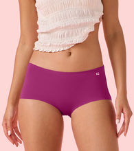 Load image into Gallery viewer, Enamor PS40 Innovations Invisi, All Day Comfort, Mid Waist Boyshorts Panty for Women - No Visible Panty Lines, Breathable, Sweat wicking, Free Cut, Full Coverage -  Pack of 1 (Queen Pink)
