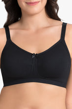 Load image into Gallery viewer, Amante Ultimo Essential Cotton Non-Padded Non-Wired Bra (Pack of 2) - Sandalwood-Black
