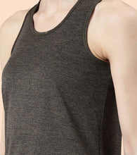 Load image into Gallery viewer, Enamor Athleisure- A308BASIC WORKOUT TANK | DRY FIT RACER TANK WITH REFECTIVE GRAPHICRELAXED FIT | REGULAR LENGTH
