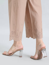 Load image into Gallery viewer, Go Colors Beige Cotton Hakoba Palazzo
