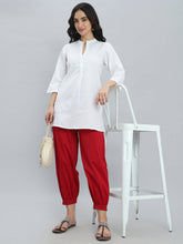 Load image into Gallery viewer, Go Colors Cherry Cotton Cambric Lace Salwar
