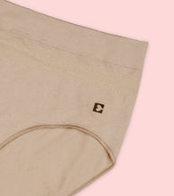 Load image into Gallery viewer, Enamor IP37 Innovations Flexi Free, Comfy Essentials, No Visible Panty Lines, All Day Comfort, Mid Waist Brief Panty for Women - Regular Coverage (Almond Skin)
