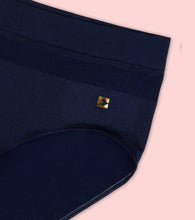 Load image into Gallery viewer, Enamor IP37 Innovations Flexi Free, Comfy Essentials, No Visible Panty Lines, All Day Comfort, Mid Waist Brief Panty for Women - Regular Coverage (Lisbon Blue)
