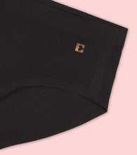 Load image into Gallery viewer, Enamor PS40 Innovations Invisi, All Day Comfort, Mid Waist Boyshorts Panty for Women - No Visible Panty Lines, Breathable, Sweat wicking, Free Cut, Full Coverage -  Pack of 1 (Jet Black)
