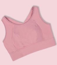 Load image into Gallery viewer, Enamor Crew Neck Sleeveless Crop length Sports Bra For Women - Hook &amp; Eye Closure, Hugged Fit - A205 (Lilas)
