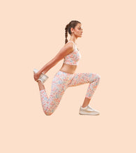 Load image into Gallery viewer, Enamor A607 Printed Legging - High-Waisted 7/8 Length Dry Fit Leggings with Stylish Prints

