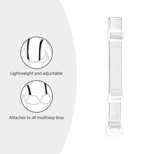 Load image into Gallery viewer, Wacoal Transparent Bra Straps Nylon Coated Lightweight Adjustable Skin Friendly Bra Straps - White AI04M10
