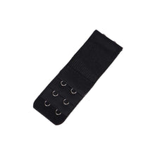 Load image into Gallery viewer, Wacoal Bra Extender Lightweight 2 Hook Soft and comfortable 2 Hook &amp; Eye Elastic Bra Extender - Black AI04M12
