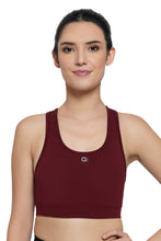 Load image into Gallery viewer, Amante Reversible Low Impact Sports Bra - Pomegranate 17111
