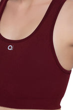 Load image into Gallery viewer, Amante Reversible Low Impact Sports Bra - Pomegranate 17111
