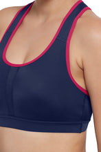 Load image into Gallery viewer, Amante Energize Medium Impact Bra - Medieval Blue 83001
